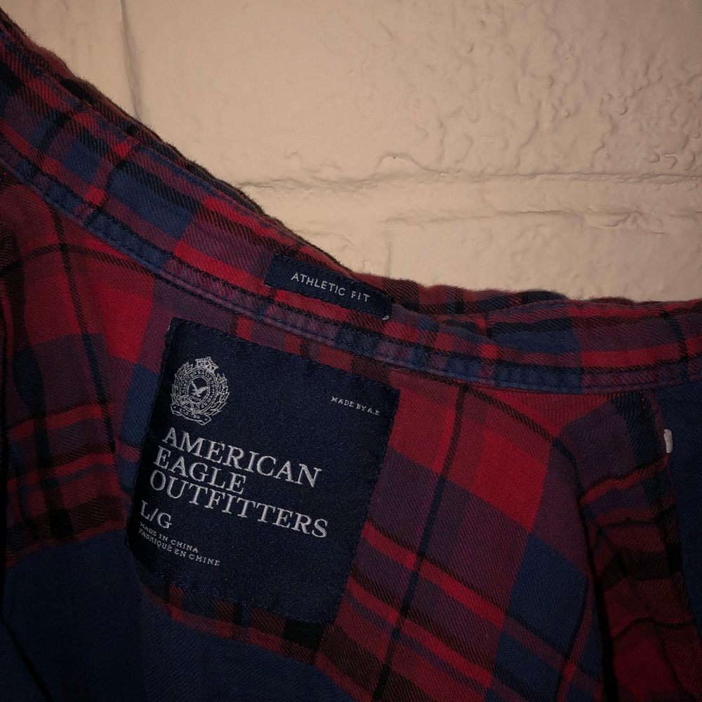 American Eagle Flannel Button Down - image 3